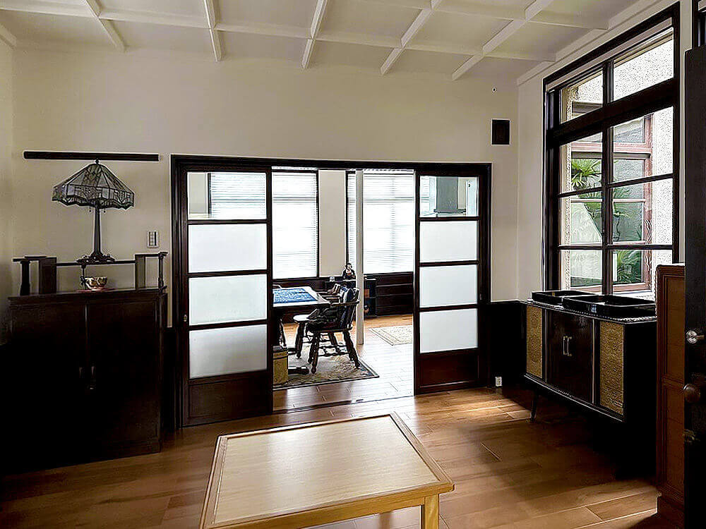 旧寺江家住宅店舗及び主屋外観